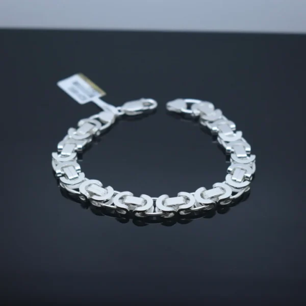 Silver Armor Link Bracelet