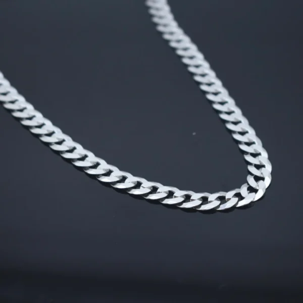 Silver Luxe Cuban Chain
