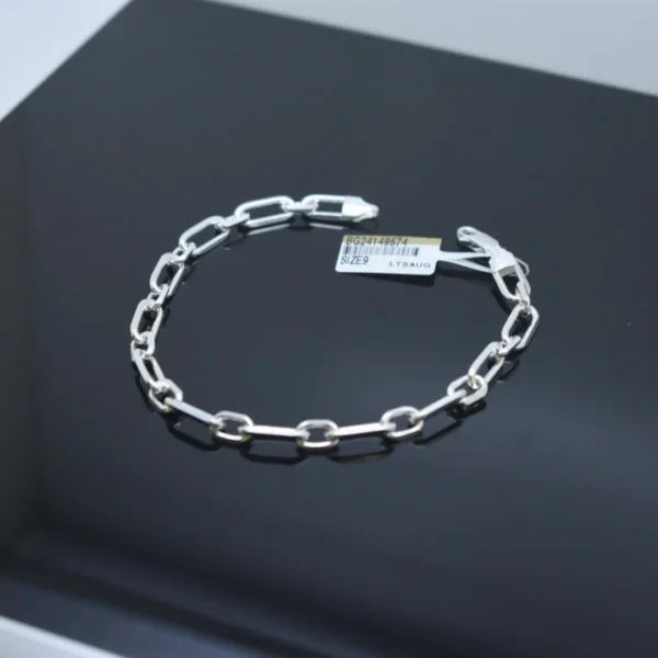 Silver Link Classic Chain Bracelet